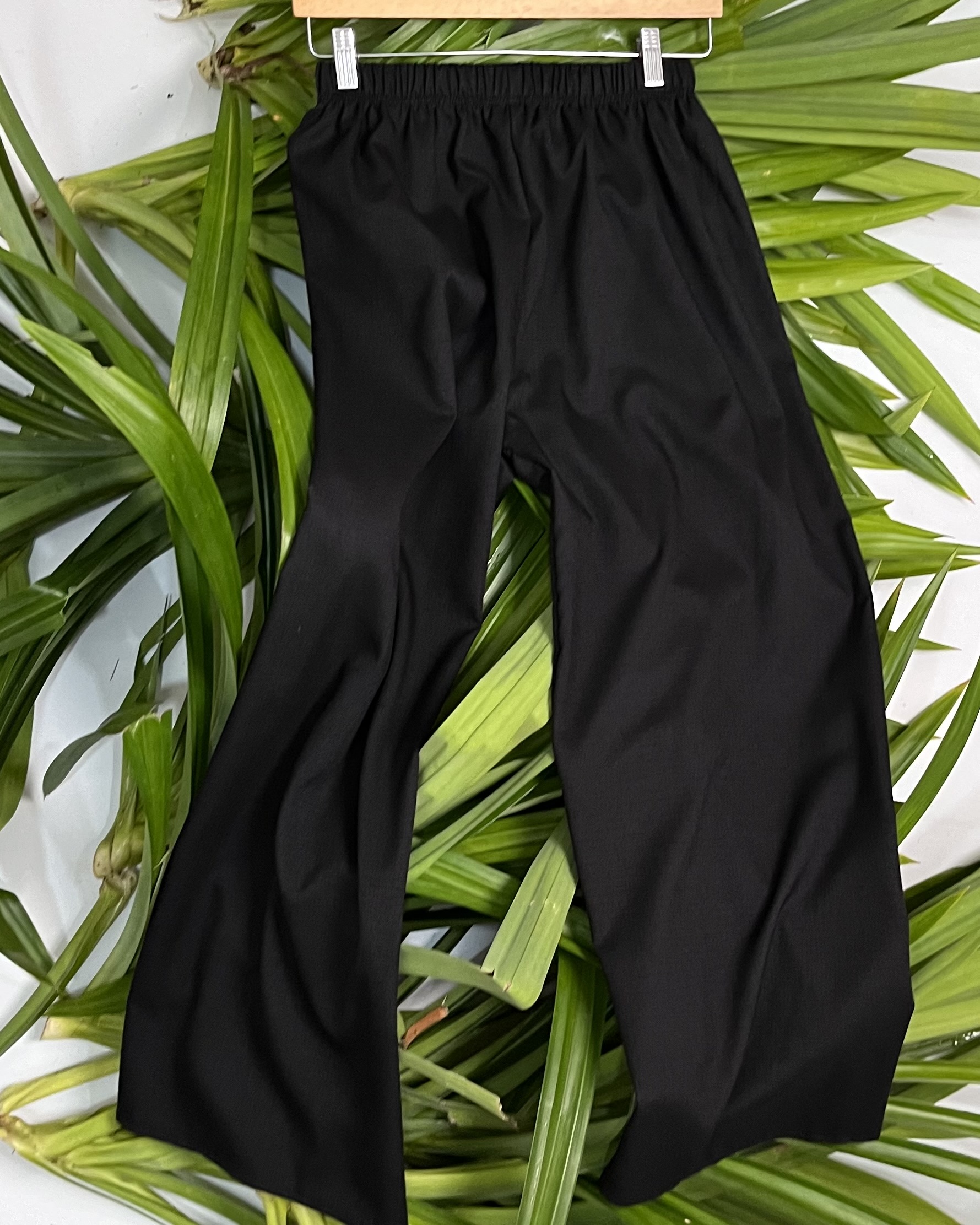 Ironless Cotton Linen Palazzo in Black (2pcs RM99)