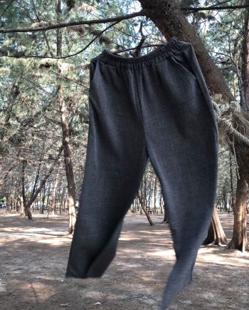 Ironless Cotton Linen Palazzo in Dark Grey (2pcs RM99)